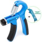 Hand Grip Exercitador Para Mãos Punho Emborrachado Azul + Chaveiro CBRN15870