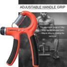 Hand Grip Para Aumento De Força Manual 10-40kg Ajustável Fortalecedor De Punho E Mão Laranja