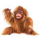 Hand Puppet Folkmanis Baby Orangotango Laranja-Marrom