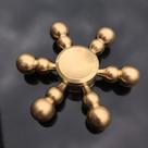 Hand Spinner Finger Finger Core Copper Core em forma de bala 65 mm