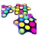Hand Spinner LED Azul - Fidget Toy Anti Stress Luminoso