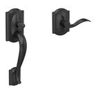 Handleset SCHLAGE FE285 622 Acc CAM LH, metade inferior, preto fosco