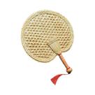 Handmade tecido ventilador de palha, grande fã cattail, continuar, estilo chinês, 1pc Handmade tecido ventilador de palha, grande fã cattail, continuar, estilo chinês, 1pc
