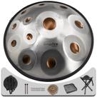 Handpan Singofire 12 notas 22 polegadas 440 Hz D Minor Kurd GoldEye
