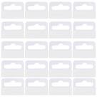 Hang Tabs Hooks Jomevia Clear Plastic Display 200 peças