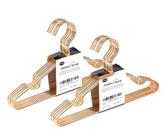 Hangers Amber Home Rose Gold Kids Baby, pacote com 20 cm