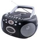 HANNLOMAX HX-323CD Tocador de CD Portátil, Rádio AM/FM, Gravador de Fita Cassete, Grava de CD ou Rádio, Entrada para Fone de Ouvido, Fonte de Energia AC/DC Dupla. (Preto) HANNLOMAX HX-323CD Tocador de CD Portátil, Rádio AM/FM, Gravador de Fita Cassete, Grava de CD ou Rádio, Entrada para Fone de Ouvido, Fonte de Energia AC/DC Dupla. (Preto)