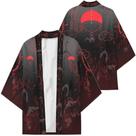 Haori Uchiha Clã Akatsuki Kimono Anime Naruto