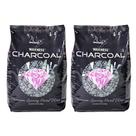 Hard Wax Waxness Charcoal 2,2 kg Pacote com 2