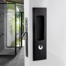 Hardware de fechadura de porta de bolso GIFSIN Privacy 6,3” preto fosco