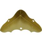 Hardware National Hardware N213-447 Bright Brass Corner, pacote com 4