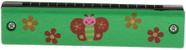 Harmonica Wood Cartoon Double 16 furos para crianças