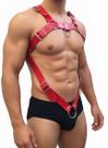 Harness Alongado com Anel BY032 Couro Legítimo