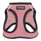 Harness Best Pet Supplies All Weather Mesh para cães pequenos e médios e gatos rosa/preta