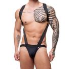 Harness Body Suspensório Jockstrap Preto Em Cirre Gay Sexy Harness Body Suspensório Jockstrap Preto Em Cirre Gay Sexy