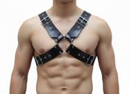 Harness Gladiador BY016 Couro Legítimo