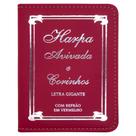Harpa Avivada E Corinhos Letra Gigante Capa Pu Vermelha - CPP