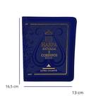 Harpa avivada e corinhos letra gigante tamanho médio capa azul