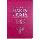 Harpa cristã capa de luxo rosa pink edição especial centenário grande