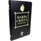 Harpa Cristã Com Música luxo GDE Preta