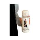 Harry Potter 600ML Copo De Palha À Prova De Vazamentos Hogwarts Com Padrão Portátil Para Estudantes