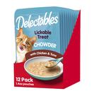 Hartz Delectables - Sopas para Gatos Molhadas de Frango e Atum (40ml x 12)