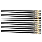 Hashi para Comida Japonesa de Bambu Preto - 6 Pares