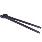 Hashi Unificado Reutilizável 3d Elegante Sushi Japonês Preto e Vermelho
