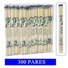 Hashi Waribashi Descartável De Bambú 100 Pares (kit 300 Par)