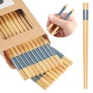 Hashis LOROTOCO de bambu reutilizáveis antiderrapantes 24 cm