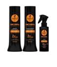 Haskell Encorpa Cabelo Duo 300ml e Leave in 120ml