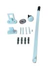 Haste 30cm para Janela MaximAr Basculante Vidro e Alvenaria Polímero Resistente Branco ou Preto 1 Kit Completo