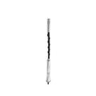 Haste Antena Aluminio Tuning Prata preta Espiral prata 178mm Universal Ate 2021 Nk-478077