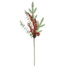Haste Berry C/ Pinha Vermelho 63cm Haste Berry C/ Pinha Vermelho 63cm