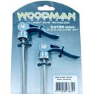 Haste com Bloc. Diant./ Tras. MTB WOODMAN Cinza Haste com Bloc. Diant./ Tras. MTB WOODMAN Cinza