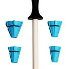Haste de Afiar Cerâmica Wedgek HXT 28cm com Guias de Ângulo 1500 Grit