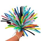 Haste de Chenille Cores (30cm) Limpador de Cachimbo 100 unidades