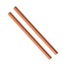 Haste de cobre HWYEE 99,98% de cobre puro 10 mm de diâmetro 20,4 cm de comprimento 2 unidades Haste de cobre HWYEE 99,98% de cobre puro 10 mm de diâmetro 20,4 cm de comprimento 2 unidades