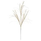 Haste De Natal Grass Com Glitter Dourado 95cm