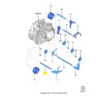 Haste Do Garfo De Mudancas Da 1A E 5A Marchas (10 X 155.5 ) ( Ecosport 2013 A 2017 - Transmissao Automatica ) ( New Fiesta 2014 A 2019 ) ( Focus 2014