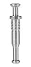 Haste Dupla Vb / Rafix Hettich Du 712 P/Mdf 15 Mm Zinco Branco (Kit Com 100 Un)