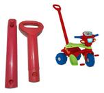 Haste Empurrador Cor Vermelha Para Triciclo Bandeirante Haste Empurrador Cor Vermelha Para Triciclo Bandeirante