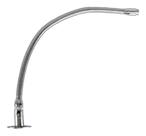Haste Flexível Suporte Microfone De Mesa Studio Rádio 46cm Cor Prateado