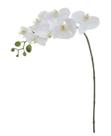 Haste Flor Artificial Orquídea Phalaenopsis Real Toque X7 Branco 71cm Haste Flor Artificial Orquídea Phalaenopsis Real Toque X7 Branco 71cm
