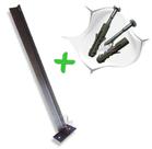 Haste Galvanizada concertina 30cm + kit paraf - 12 unid.