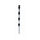 Haste industrial em alumínio 25x25 4 isoladores W da confiseg modelo 913308