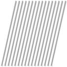 Haste redonda 304 de aço inoxidável 1,5 mm x 30 cm para artesanato DIY