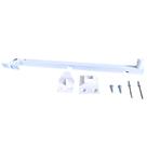 Haste tubular frontal puxador janela maxim-ar 45cm branco