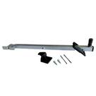 Haste tubular frontal puxador janela maxim-ar 45cm fosco