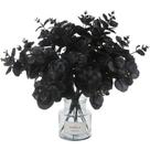 Hastes artificiais de eucalipto Tinsow Black Halloween Decor